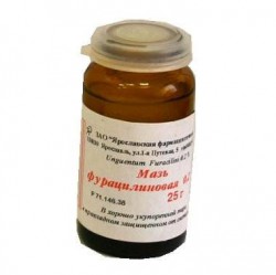 Фурацилин, мазь 0.2% 25 г №1